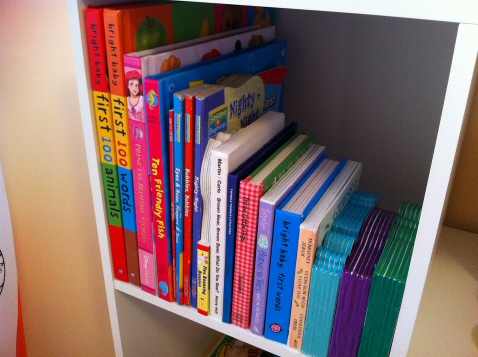 Baby Books Organized