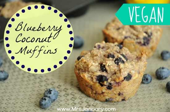 Blueberry Coconut Muffins