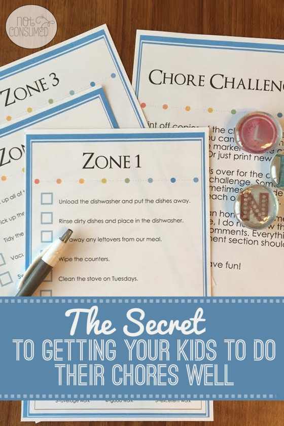 Chore-Challenge zones