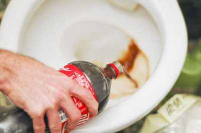 Coke in Toilet