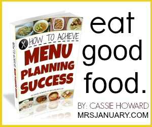 Easy Menu Planning