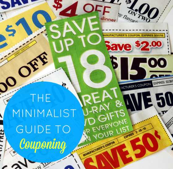 Minimalist Guide to Couponing