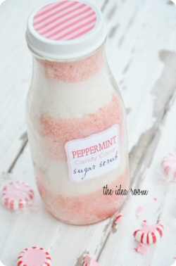 Peppermind Candy Cane Sugar Scrub