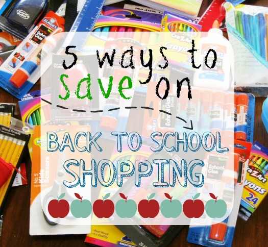 Save on Back to School Shopping