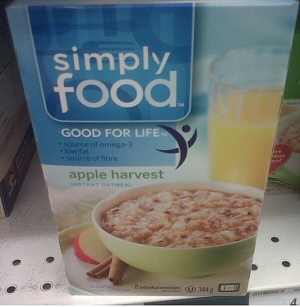 Simply Food Oatmeal