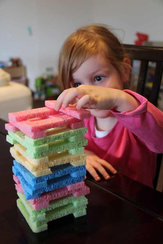 Sponge Jenga