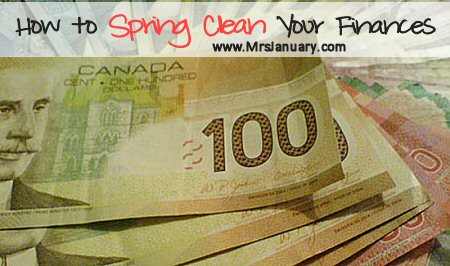 Spring Clean Finances