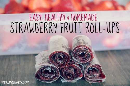 Strawberry Fruit Roll Ups