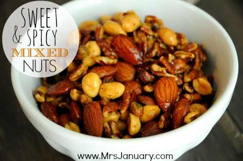 Sweet Spicy Mixed Nuts