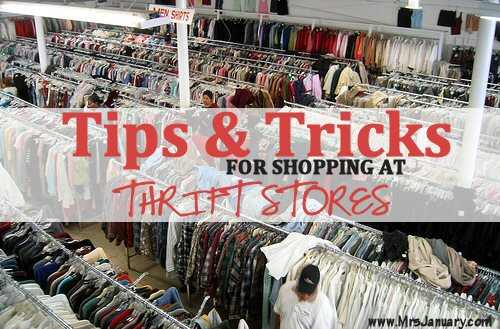 Thrift Store Shopping Tips