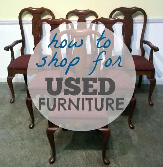 Tips for Shopping for Used Furniture