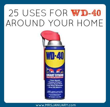 Uses for WD-40