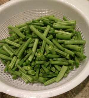 Washing Green Beans