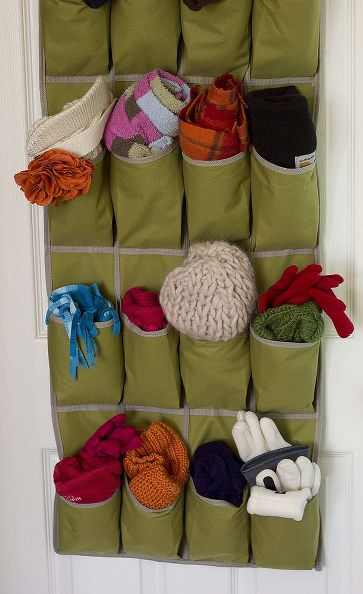 Hat and best sale glove storage ideas