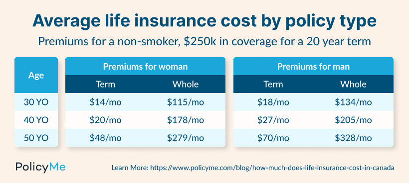 Average Life Insurance Cost