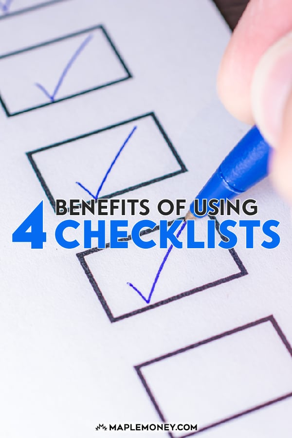 4 Benefits of Using Checklists