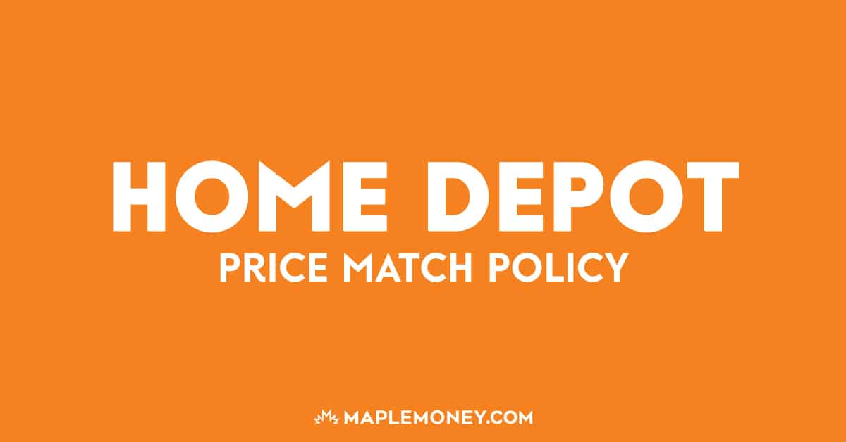 Home Depot Canada – Price Match Policy