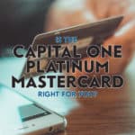 The Capital One Platinum MasterCard is a great no annual fee rewards credit card for consumers that regularly visit Costco but have lower spending.