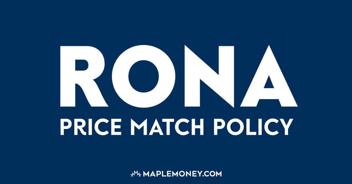 Rona Canada – Price Match Policy