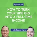 Deacon Hayes shares 2 keys to growing a money making blog. Quality content, and consistency. It takes time to build traffic, and trust with your audience.