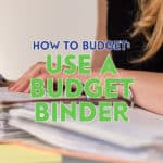 A simple accounting system and using a budget binder has been a valuable tool for our family. It gave us a greater sense of control over our spending.